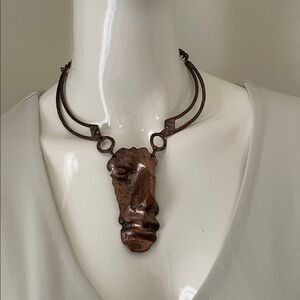 Greek Goddess Venus Copper Necklace